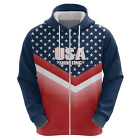 Custom USA Shooting Zip Hoodie 2024 Sporty Style - Wonder Print Shop