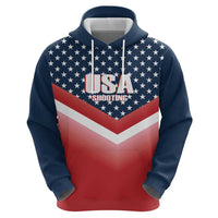 Custom USA Shooting Zip Hoodie 2024 Sporty Style - Wonder Print Shop