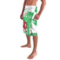 Grunge Green Wales Lavalava Celtic Cross Welsh Red Dragon - Wonder Print Shop