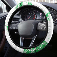 Grunge Green Wales Steering Wheel Cover Celtic Cross Welsh Red Dragon - Wonder Print Shop