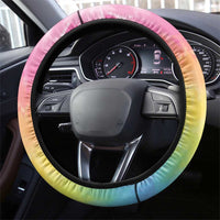 Lithuania Basketball Steering Wheel Cover 100th Anniversary Skeleton Colorful Tie Dye - Wonder Print Shop