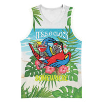 Guyana Christmas Basketball Jersey Chilling Macaw It's 5 o'clock Somewhere - Wonder Print Shop