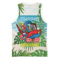 Guyana Christmas Basketball Jersey Chilling Macaw It's 5 o'clock Somewhere - Wonder Print Shop