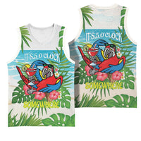 Guyana Christmas Basketball Jersey Chilling Macaw It's 5 o'clock Somewhere - Wonder Print Shop