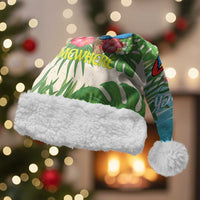 Guyana Christmas Santa Hat Chilling Macaw It's 5 o'clock Somewhere - Wonder Print Shop
