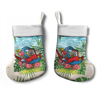 Guyana Christmas Stocking Chilling Macaw It's 5 o'clock Somewhere - Wonder Print Shop