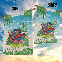 Guyana Christmas Garden Flag Chilling Macaw It's 5 o'clock Somewhere - Wonder Print Shop