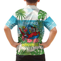 Guyana Christmas Hawaiian Shirt Chilling Macaw It's 5 o'clock Somewhere - Wonder Print Shop