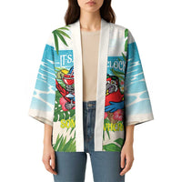 Guyana Christmas Kimono Chilling Macaw It's 5 o'clock Somewhere - Wonder Print Shop