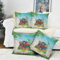 Guyana Christmas Pillow Cover Chilling Macaw It's 5 o'clock Somewhere - Wonder Print Shop
