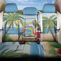 Guyana Christmas Back Car Seat Cover Macaw Red-fan Parrot Tropical Vibes - Wonder Print Shop