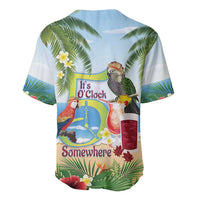 Guyana Christmas Baseball Jersey Macaw Red-fan Parrot Tropical Vibes - Wonder Print Shop