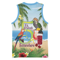 Guyana Christmas Basketball Jersey Macaw Red-fan Parrot Tropical Vibes - Wonder Print Shop