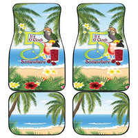 Guyana Christmas Car Mats Macaw Red-fan Parrot Tropical Vibes - Wonder Print Shop