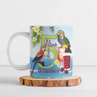 Guyana Christmas Ceramic Mug Macaw Red-fan Parrot Tropical Vibes - Wonder Print Shop