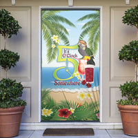 Guyana Christmas Door Cover Macaw Red-fan Parrot Tropical Vibes - Wonder Print Shop