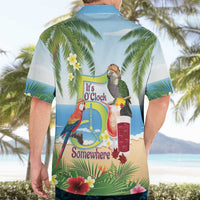 Guyana Christmas Hawaiian Shirt Macaw Red-fan Parrot Tropical Vibes - Wonder Print Shop