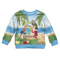 Guyana Christmas Kid Ugly Christmas Sweater Macaw Red-fan Parrot Tropical Vibes - Wonder Print Shop