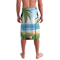 Guyana Christmas Lavalava Macaw Red-fan Parrot Tropical Vibes - Wonder Print Shop