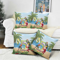 Guyana Christmas Pillow Cover Macaw Red-fan Parrot Tropical Vibes - Wonder Print Shop