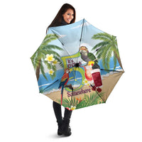 Guyana Christmas Umbrella Macaw Red-fan Parrot Tropical Vibes - Wonder Print Shop