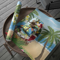 Guyana Christmas Wrapping Paper Macaw Red-fan Parrot Tropical Vibes - Wonder Print Shop