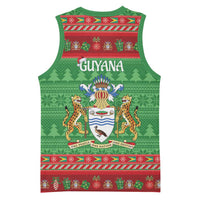 Guyana Christmas Basketball Jersey Santa With Macaw Parrot Merry Xmas - Wonder Print Shop