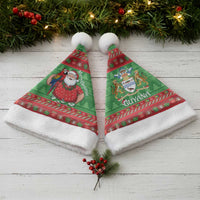 Guyana Christmas Santa Hat Santa With Macaw Parrot Merry Xmas - Wonder Print Shop