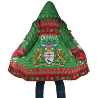 Guyana Christmas Cloak Santa With Macaw Parrot Merry Xmas - Wonder Print Shop