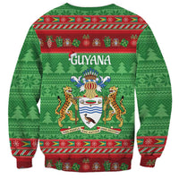 Guyana Christmas Sweatshirt Santa With Macaw Parrot Merry Xmas - Wonder Print Shop