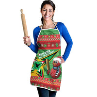 Guyana Cricket Christmas Apron Amazon Warriors Merry Xmas - Wonder Print Shop