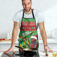 Guyana Cricket Christmas Apron Amazon Warriors Merry Xmas - Wonder Print Shop