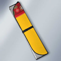 Guyana Cricket Christmas Auto Sun Shade Amazon Warriors Merry Xmas - Wonder Print Shop