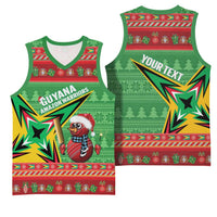 Personalized Guyana Cricket Christmas Basketball Jersey Amazon Warriors Merry Xmas - Wonder Print Shop
