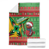 Guyana Cricket Christmas Blanket Amazon Warriors Merry Xmas - Wonder Print Shop