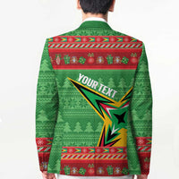 Personalized Guyana Cricket Christmas Blazer Amazon Warriors Merry Xmas - Wonder Print Shop