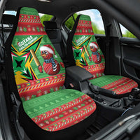 Guyana Cricket Christmas Car Seat Cover Amazon Warriors Merry Xmas - Wonder Print Shop