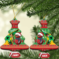 Personalized Guyana Cricket Christmas Ceramic Ornament Amazon Warriors Merry Xmas - Wonder Print Shop