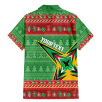 Personalized Guyana Cricket Christmas Family Matching Mermaid Dress and Hawaiian Shirt Amazon Warriors Merry Xmas - Wonder Print Shop