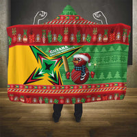 Guyana Cricket Christmas Hooded Blanket Amazon Warriors Merry Xmas - Wonder Print Shop