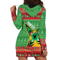 Personalized Guyana Cricket Christmas Hoodie Dress Amazon Warriors Merry Xmas - Wonder Print Shop