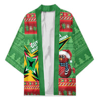 Personalized Guyana Cricket Christmas Kimono Amazon Warriors Merry Xmas - Wonder Print Shop