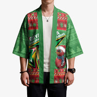 Personalized Guyana Cricket Christmas Kimono Amazon Warriors Merry Xmas - Wonder Print Shop