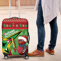 Guyana Cricket Christmas Luggage Cover Amazon Warriors Merry Xmas - Wonder Print Shop