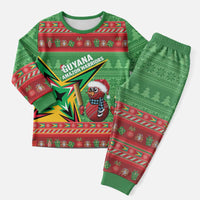 Personalized Guyana Cricket Christmas Pajama Set Amazon Warriors Merry Xmas - Wonder Print Shop
