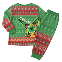Personalized Guyana Cricket Christmas Pajama Set Amazon Warriors Merry Xmas - Wonder Print Shop