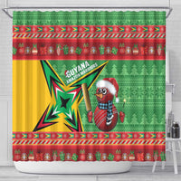 Guyana Cricket Christmas Shower Curtain Amazon Warriors Merry Xmas - Wonder Print Shop