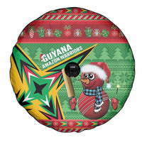 Guyana Cricket Christmas Spare Tire Cover Amazon Warriors Merry Xmas - Wonder Print Shop