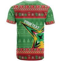 Personalized Guyana Cricket Christmas T Shirt Amazon Warriors Merry Xmas - Wonder Print Shop