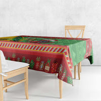 Guyana Cricket Christmas Tablecloth Amazon Warriors Merry Xmas - Wonder Print Shop